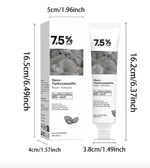 120g Nano Hydroxyapatite Toothpaste Remover Coffee/Tea Stain Improve Bad Breath Prevent Caries Fresh Breath Teeth Dental Care