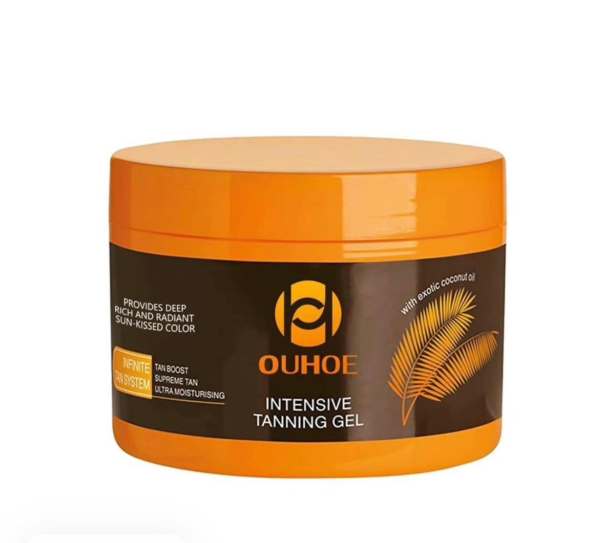 Intensive Tanning Gel Natural Tanning Accelerator Cream Gel Brown Tanning Gel for Sunbeds & Outdoor Sun