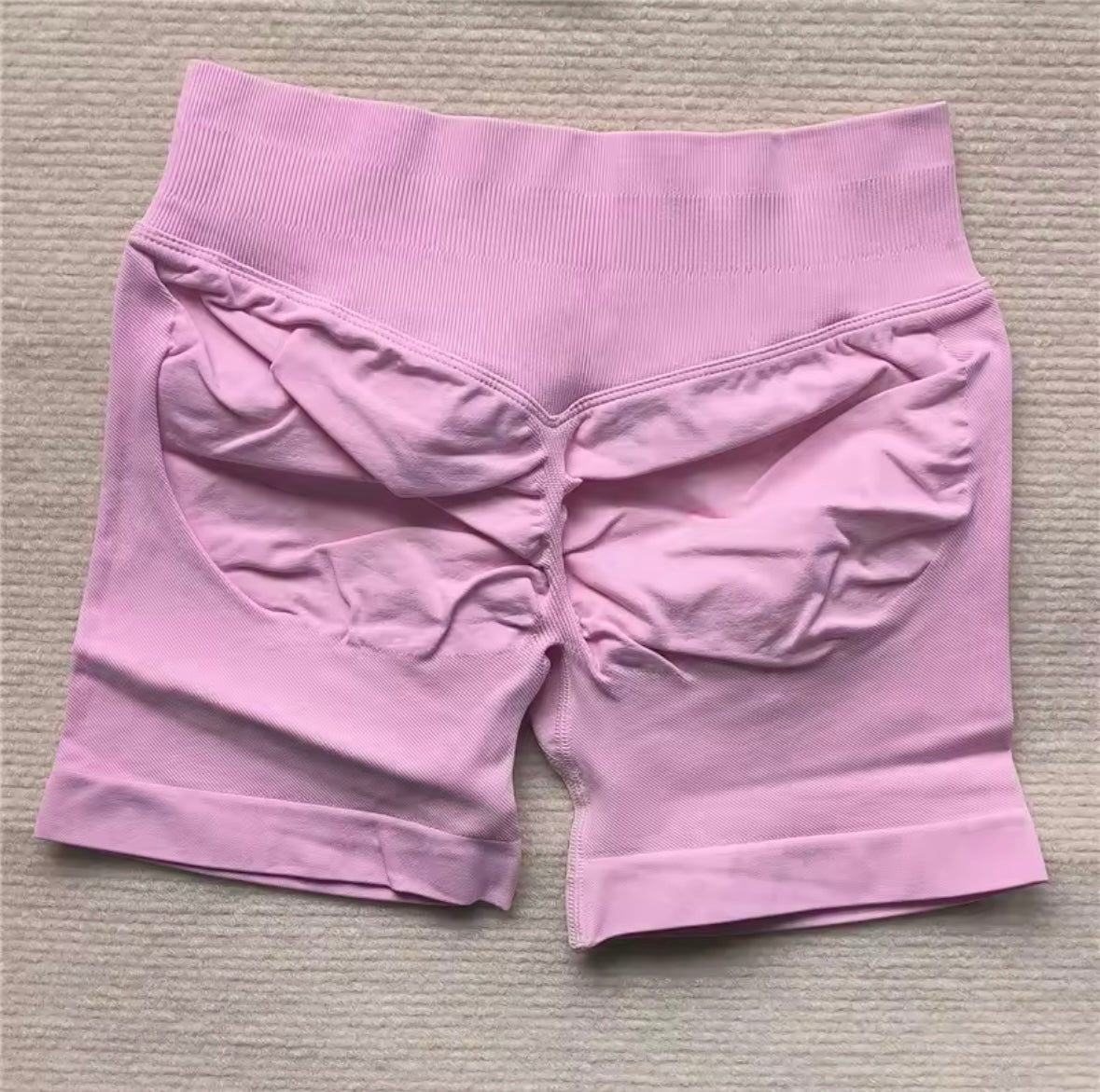 HBC Gym Biker Shorts Scrunch Butt Shorts Women Compression Shorts High Elastic Seamless Leggings Sexy Yoga Three-part Pants
