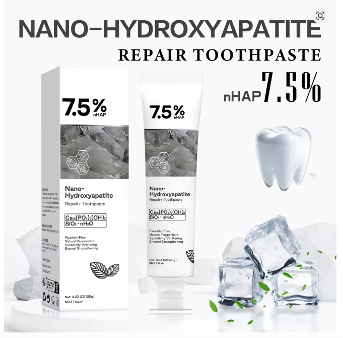 120g Nano Hydroxyapatite Toothpaste Remover Coffee/Tea Stain Improve Bad Breath Prevent Caries Fresh Breath Teeth Dental Care