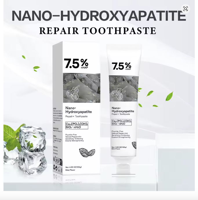 120g Nano Hydroxyapatite Toothpaste Remover Coffee/Tea Stain Improve Bad Breath Prevent Caries Fresh Breath Teeth Dental Care